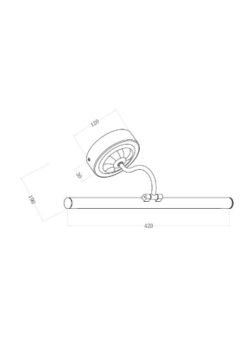 Подсветка для зеркал Maytoni Oculus MIR014WL-L9G3K дополнительное фото фото 6