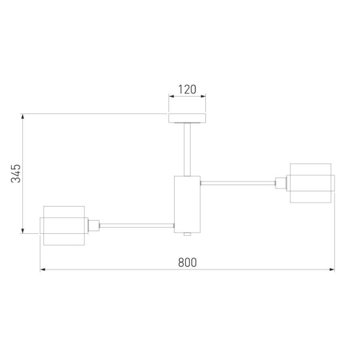 Потолочная люстра Eurosvet Arcada 70127/8 хром изображение в интернет-магазине Cramer Light фото 5