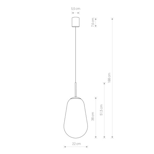 Подвесной светильник Nowodvorski Pear L 7797 изображение в интернет-магазине Cramer Light фото 4