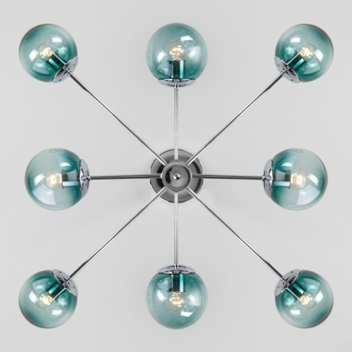 Люстра на штанге Eurosvet 30166/8 хром изображение в интернет-магазине Cramer Light фото 5