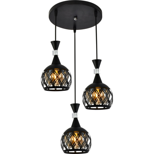 Подвесной светильник Reluce 03026-0.9-03 BK изображение в интернет-магазине Cramer Light фото 4