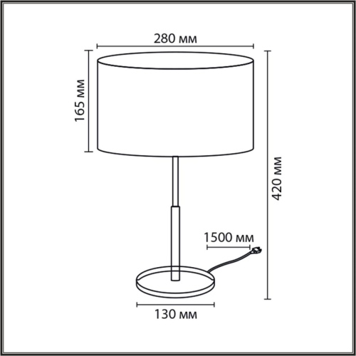 Настольная лампа Lumion Classi Irisa 8358/1T изображение в интернет-магазине Cramer Light фото 2