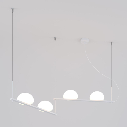 Подвесной светильник Eurosvet Stair 70145/4 белый a061374 изображение в интернет-магазине Cramer Light фото 2