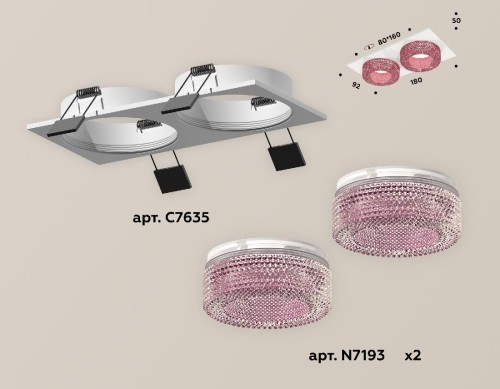 Встраиваемый светильник Ambrella Light Techno XC7635022 (C7635, N7193) изображение в интернет-магазине Cramer Light фото 2