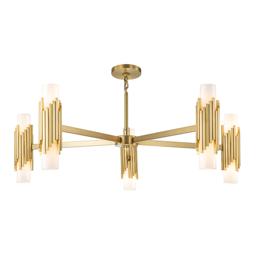Подвесная люстра Elstead Lighting MARVELE10-AB-OPAL изображение в интернет-магазине Cramer Light фото 2