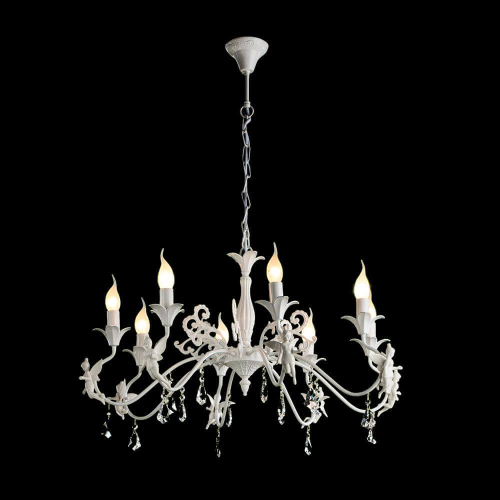 Подвесная люстра Arte Lamp Angelina A5349LM-8WH изображение в интернет-магазине Cramer Light фото 5