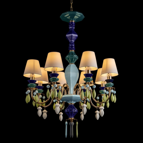 Подвесная люстра Loft IT Grace 10203/8 Green изображение в интернет-магазине Cramer Light фото 6
