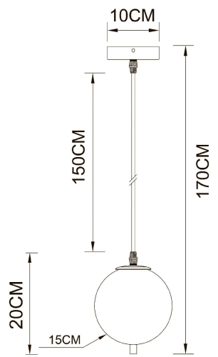 Подвесной светильник Arte Lamp Freddie A2231SP-1PB изображение в интернет-магазине Cramer Light фото 4