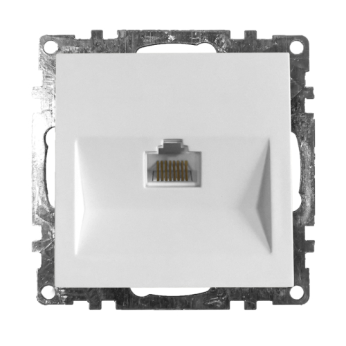 Розетка компьютерная 1-местная RJ-45 Stekker 39305 дополнительное фото