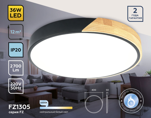 Потолочный светильник Ambrella Light Orbital Design FZ1305 изображение в интернет-магазине Cramer Light фото 2