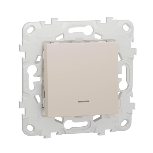 Выключатель одноклавишный Schneider Electric Unica New NU520144N дополнительное фото