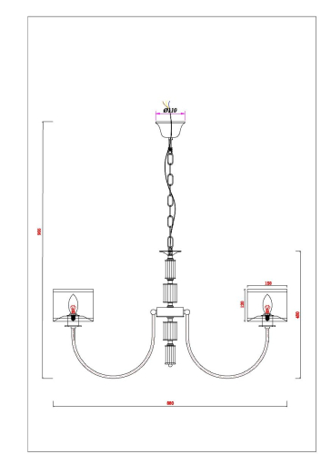 Подвесная люстра Arte Lamp Attore A4092LM-8CC изображение в интернет-магазине Cramer Light фото 2