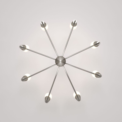 Подвесная люстра Eurosvet 60167/8 никель Smart a068285 изображение в интернет-магазине Cramer Light фото 5