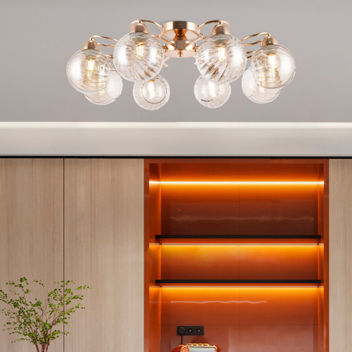 Потолочная люстра Arte Milano Amalfi 329207/8 GD изображение в интернет-магазине Cramer Light фото 2