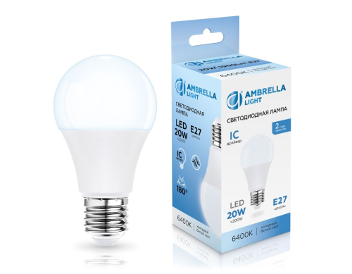 Светодиодная лампа Ambrella Light Bulbing E27 20W 6400K 602006 изображение в интернет-магазине Cramer Light фото 3