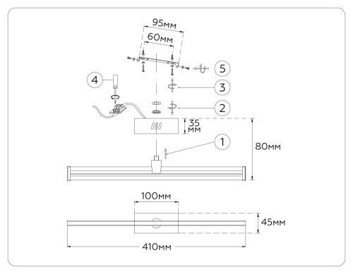 Настенный светильник Ambrella Light Comfort LineTech FL6111 изображение в интернет-магазине Cramer Light фото 4