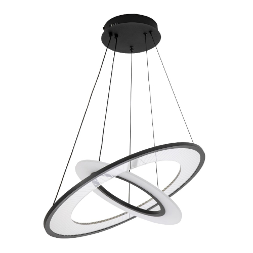 Подвесной светильник LED4U L5050-60-40 BK изображение в интернет-магазине Cramer Light