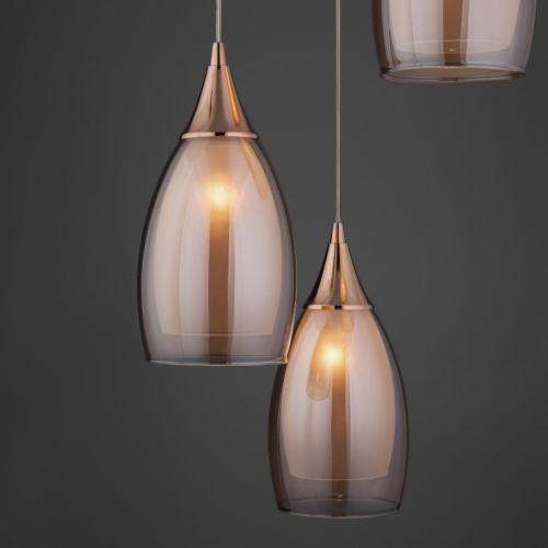 Подвесная люстра Eurosvet Cosmic 50085/3 золото изображение в интернет-магазине Cramer Light фото 6