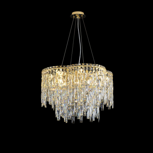 Подвесная люстра Crystal Lux ABRIL SP12 GOLD изображение в интернет-магазине Cramer Light