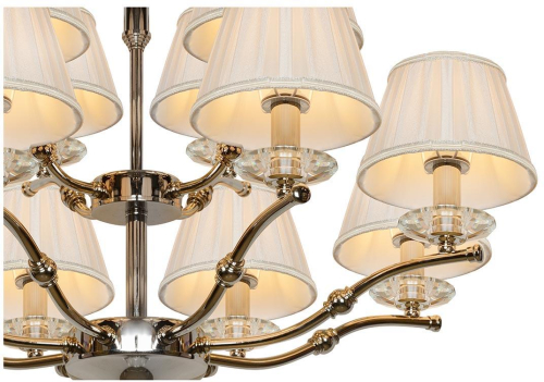 Подвесная люстра iLamp Vivaldi 85125/8+4 CR изображение в интернет-магазине Cramer Light фото 4