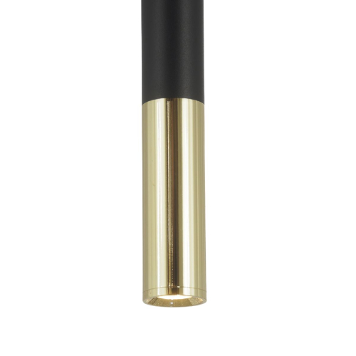 Подвесной светильник Lumina Deco Tuba LDP 1100-500 BK+GD изображение в интернет-магазине Cramer Light фото 3