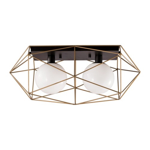 Потолочный светильник Delight Collection MX8525-2A gold/black изображение в интернет-магазине Cramer Light