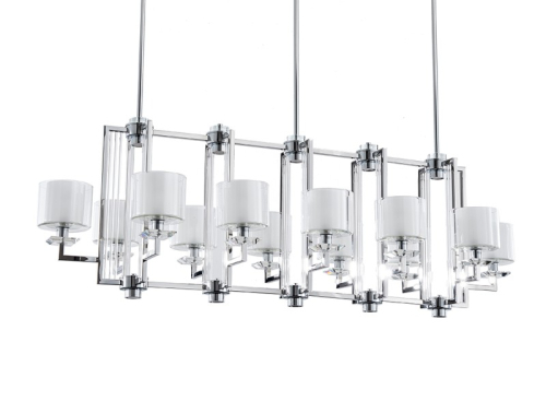 Подвесная люстра Newport 4408+4/S chrome изображение в интернет-магазине Cramer Light