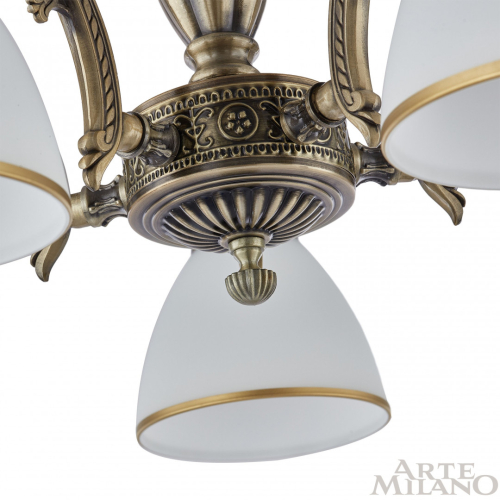 Подвесная люстра Arte Milano 340837/5 AB изображение в интернет-магазине Cramer Light фото 8