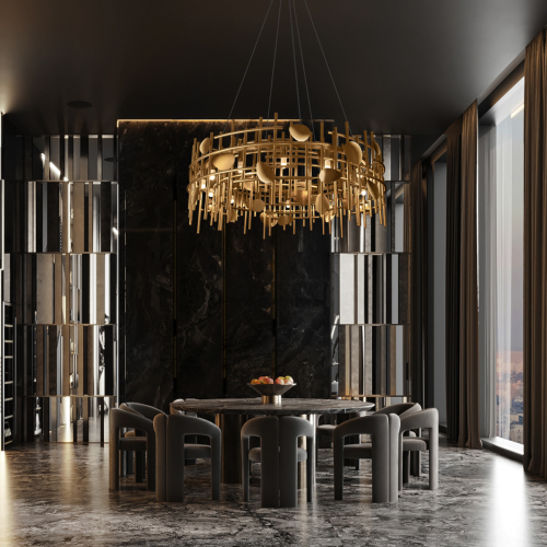 Подвесная люстра Loft IT Escama 10396/600C изображение в интернет-магазине Cramer Light фото 9
