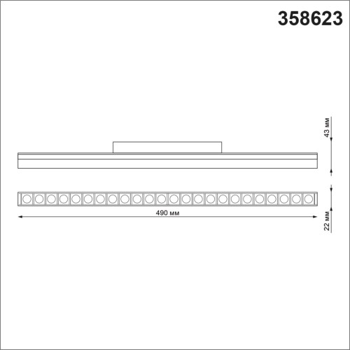 Трековый светильник Novotech Flum 358623 изображение в интернет-магазине Cramer Light фото 3