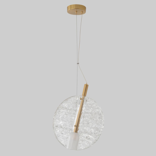 Подвесной светильник Crystal Lux FROZEN SP1 BRASS изображение в интернет-магазине Cramer Light фото 2