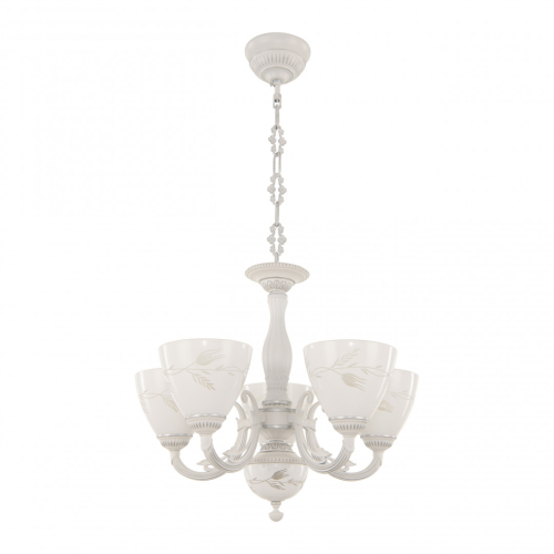 Подвесная люстра Arte Milano 343659/5 WT+SL изображение в интернет-магазине Cramer Light