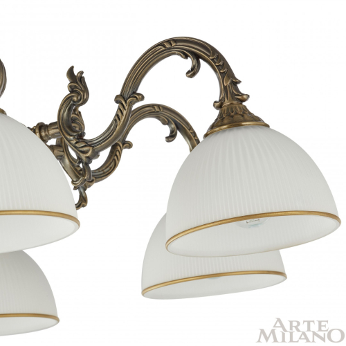 Потолочная люстра Arte Milano 346410/8 AB изображение в интернет-магазине Cramer Light фото 5