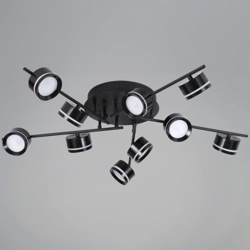 Потолочная люстра Reluce 10590-0.3-10 Black изображение в интернет-магазине Cramer Light фото 5