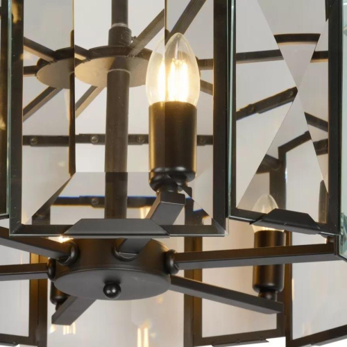 Подвесная люстра iLamp Panorama 6113-550BK изображение в интернет-магазине Cramer Light фото 4