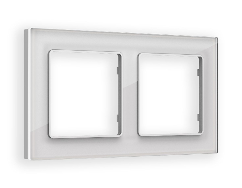 Рамка двухместная Ambrella Volt Platos AF330402 дополнительное фото