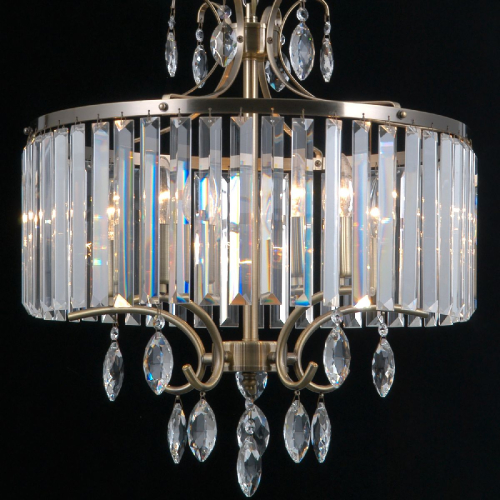 Подвесная люстра Illumico IL3519-5PSQ-24 AB LYRA изображение в интернет-магазине Cramer Light фото 4