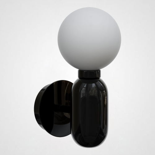 Бра ImperiumLoft Parachilna Aballs Black 184494-22 дополнительное фото