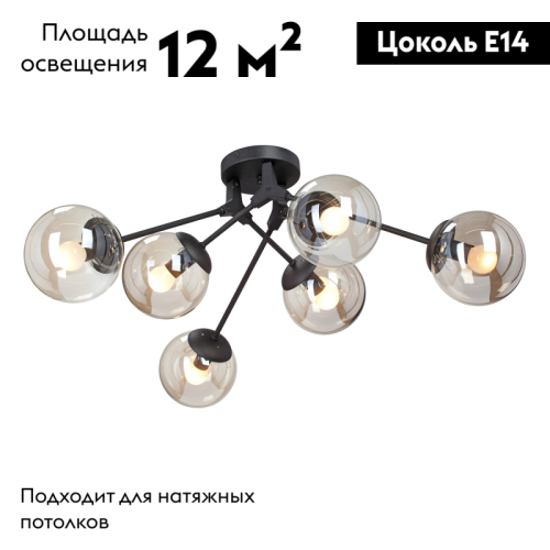 Потолочная люстра Vitaluce V4323-1/6PL изображение в интернет-магазине Cramer Light фото 2
