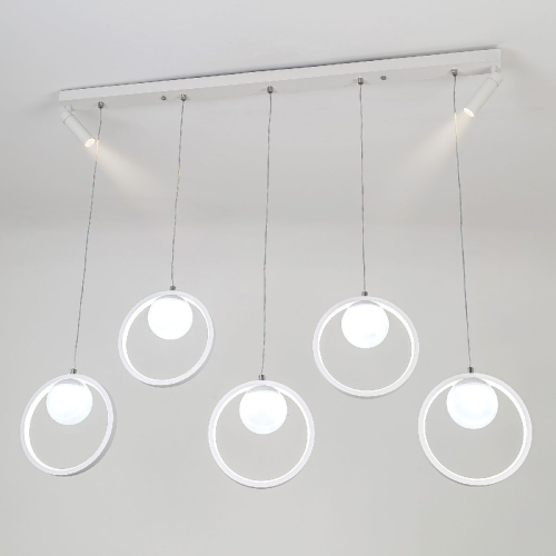 Подвесная люстра LED4U L7103-7 WТ изображение в интернет-магазине Cramer Light фото 4