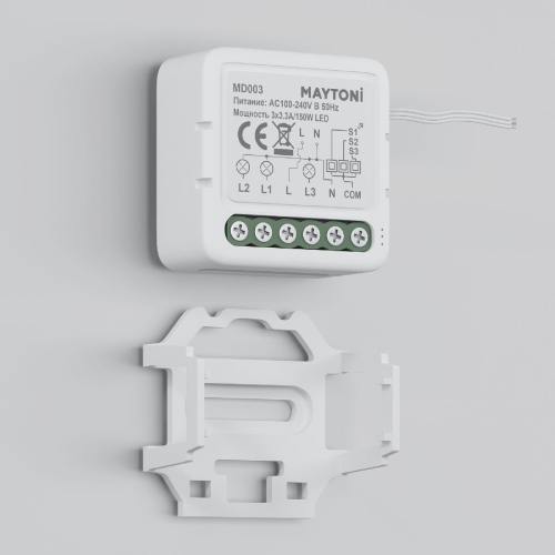 Wi-Fi выключатель трехканальный Maytoni Smart home MD003 изображение в интернет-магазине Cramer Light фото 5