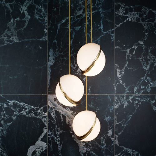 Подвесной светильник Delight Collection Crescent 9182P/3S brass изображение в интернет-магазине Cramer Light фото 4