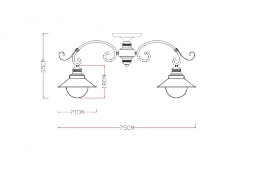 Потолочная люстра Arte Lamp 7 A4577PL-5CK изображение в интернет-магазине Cramer Light фото 6