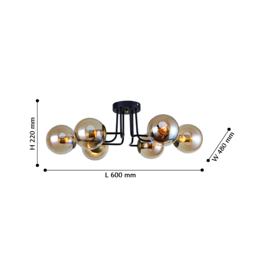 Потолочная люстра F-Promo Modestus 2344-6U изображение в интернет-магазине Cramer Light фото 4