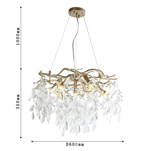 Подвесная люстра Favourite Brillo 3056-7P изображение в интернет-магазине Cramer Light фото 3