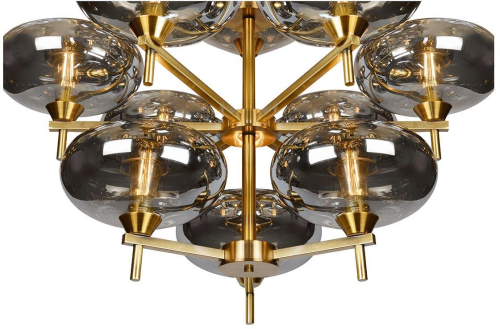 Подвесная люстра iLamp Rivoli 6607/12 GD изображение в интернет-магазине Cramer Light фото 4