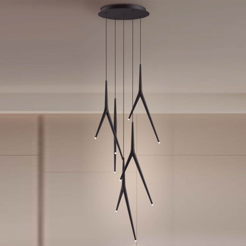 Подвесная люстра Mantra Arrecife 9365+9220 (5L) изображение в интернет-магазине Cramer Light