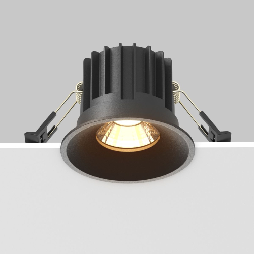 Встраиваемый светильник Maytoni Round DL058-12W2.7K-B изображение в интернет-магазине Cramer Light фото 5