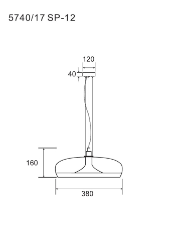 Подвесной светильник Divinare Sonata 5740/17 SP-12 изображение в интернет-магазине Cramer Light фото 2