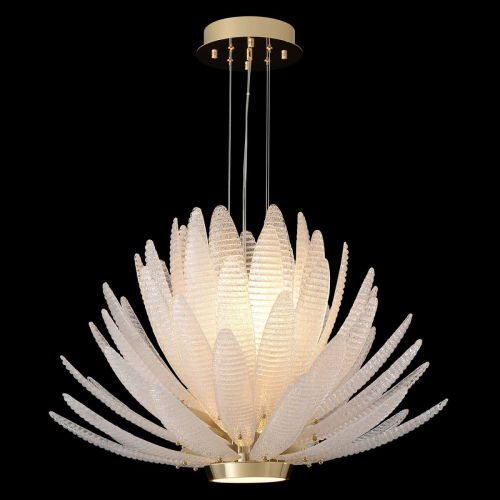 Подвесная люстра Crystal Lux ARTICHOKE SP8+1 GOLD изображение в интернет-магазине Cramer Light